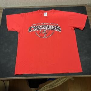 Vintage Tampa Bay Buccaneers Shirt Mens XL NFL 1999 Logo Athletic Champions 90s